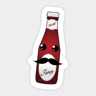 "Fancy" Food - Ketchup Sticker